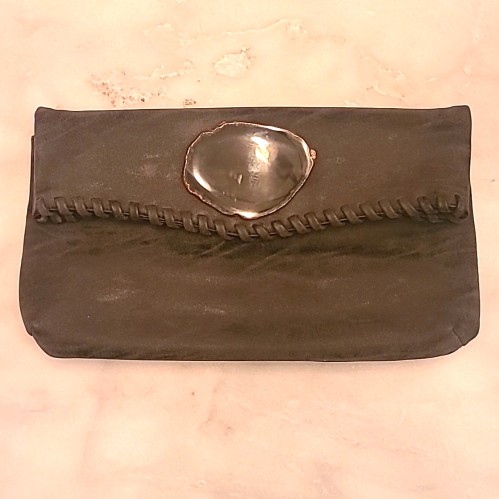 Wimberly Vegan leather clutch